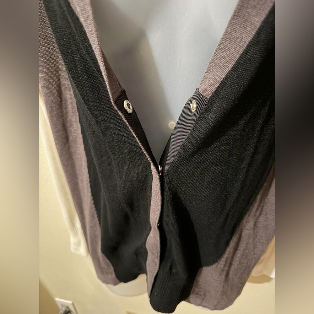 Vintage L.A.M.B Gwen Stefani color block Cardigan - Picture 3 of 6